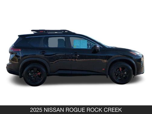 Super Black 2025 Nissan Rogue Rock Creek