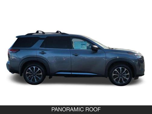 Gun Metallic 2026 Nissan Pathfinder Platinum