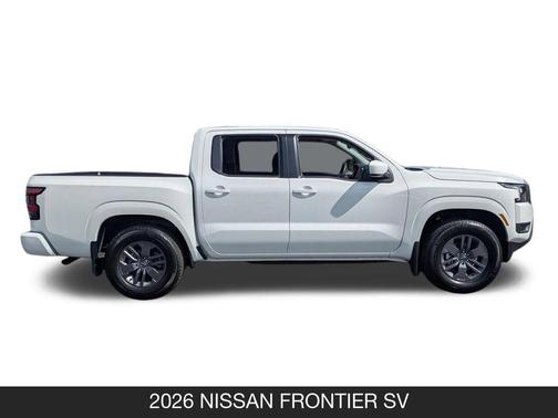 Glacier White 2026 Nissan Frontier SV
