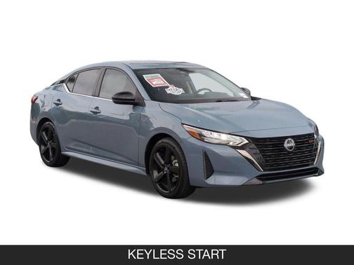 Atlantic Gray Metallic 2024 Nissan Sentra SR