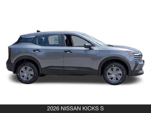 Gun Metallic 2026 Nissan Kicks S