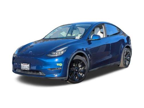 Deep Blue Metallic 2022 Tesla Model Y Long Range Dual Motor All-Wheel Drive
