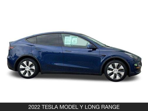 Deep Blue Metallic 2022 Tesla Model Y Long Range Dual Motor All-Wheel Drive