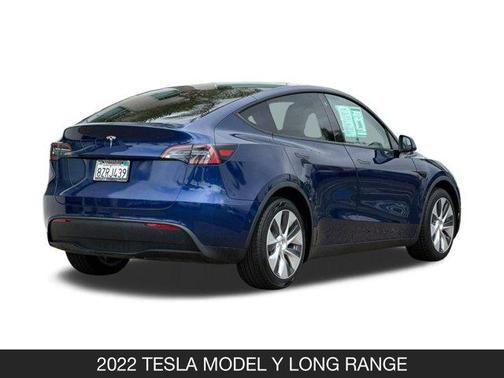 Deep Blue Metallic 2022 Tesla Model Y Long Range Dual Motor All-Wheel Drive