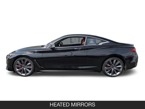 Midnight Black 2022 INFINITI Q60 3.0t Red Sport 400