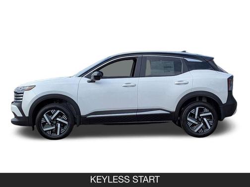 Aspen White/Super Black 2026 Nissan Kicks SV