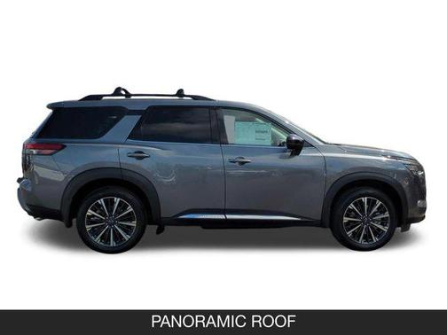 Gun Metallic 2026 Nissan Pathfinder Platinum