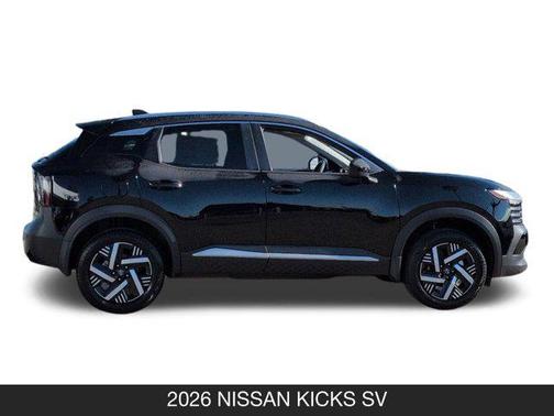 Super Black 2026 Nissan Kicks SV