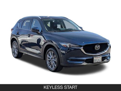 Deep Crystal Blue Mica 2021 Mazda CX-5 Grand Touring Reserve