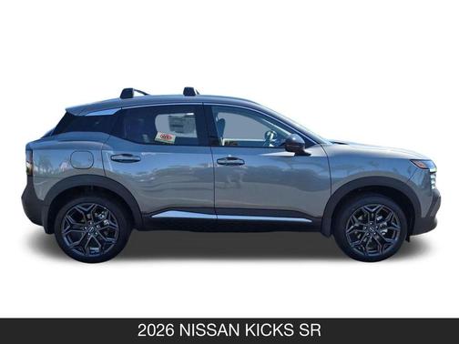 Gun Metallic 2026 Nissan Kicks SR