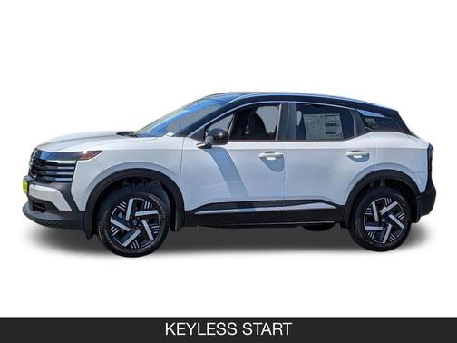 Aspen White/Super Black 2026 Nissan Kicks SV