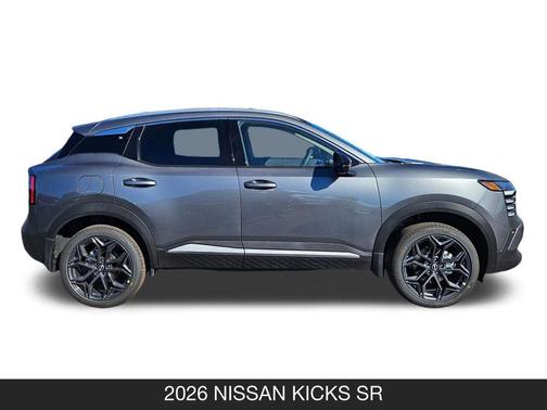 Gun Metallic 2026 Nissan Kicks SR
