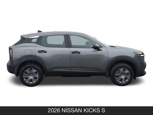 Gun Metallic 2026 Nissan Kicks S