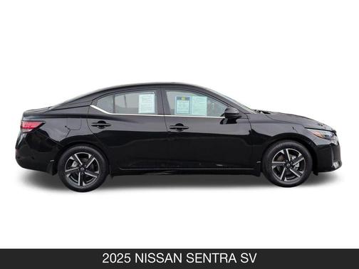 Super Black 2025 Nissan Sentra SV