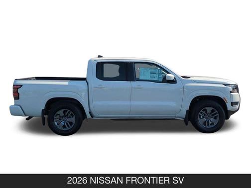 Glacier White 2026 Nissan Frontier SV
