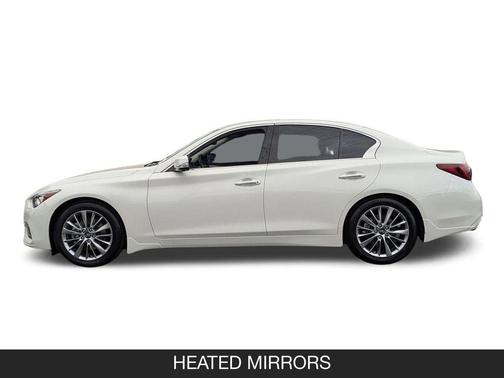 Majestic White 2023 INFINITI Q50 3.0t LUXE