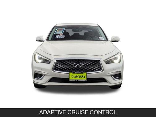 Majestic White 2023 INFINITI Q50 3.0t LUXE
