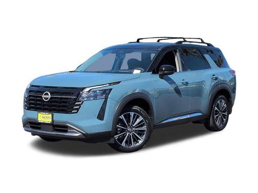 Baltic Teal/Super Black 2026 Nissan Pathfinder Platinum