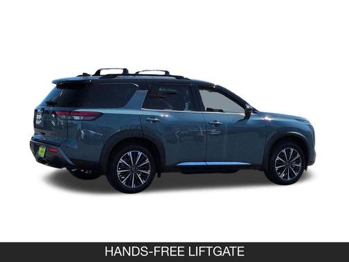 Baltic Teal/Super Black 2026 Nissan Pathfinder Platinum