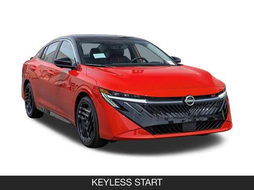 Energetic Ember/Super Black 2026 Nissan Sentra SR