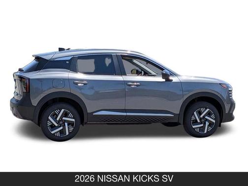 Gun Metallic 2026 Nissan Kicks SV