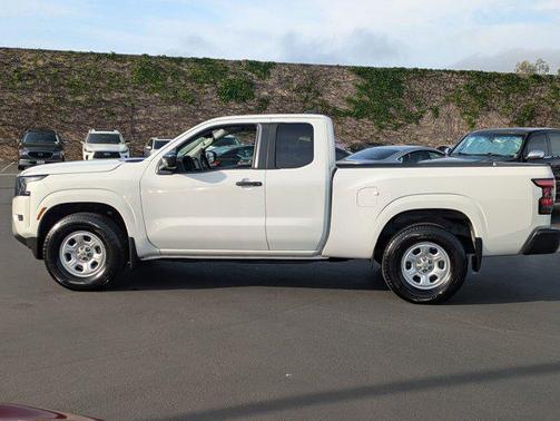 Glacier White 2023 Nissan Frontier S