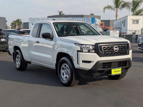 Glacier White 2023 Nissan Frontier S