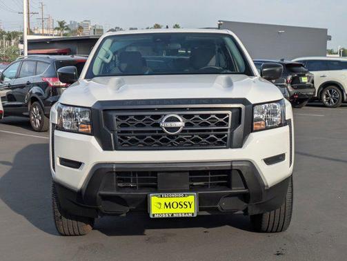 Glacier White 2023 Nissan Frontier S