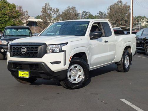 Glacier White 2023 Nissan Frontier S