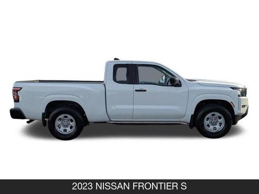 Glacier White 2023 Nissan Frontier S