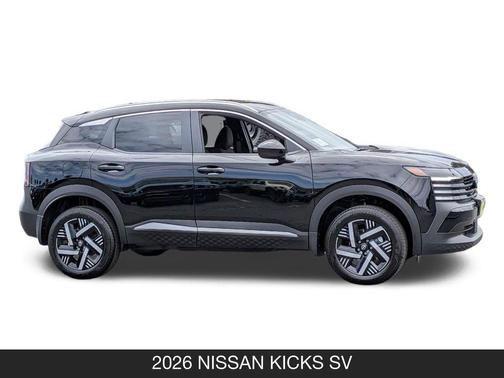 Super Black 2026 Nissan Kicks SV