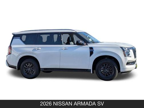 Aspen White Tricoat 2026 Nissan Armada SV