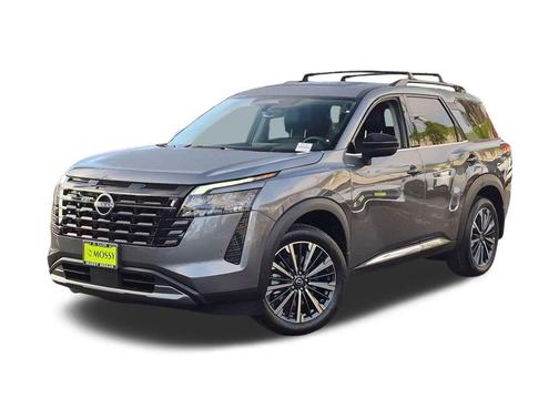 Gun Metallic 2026 Nissan Pathfinder Platinum