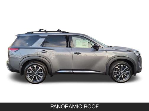 Gun Metallic 2026 Nissan Pathfinder Platinum