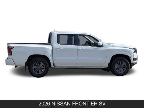 Glacier White 2026 Nissan Frontier SV