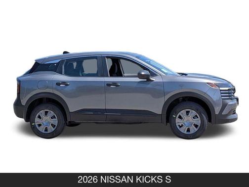 Gun Metallic 2026 Nissan Kicks S