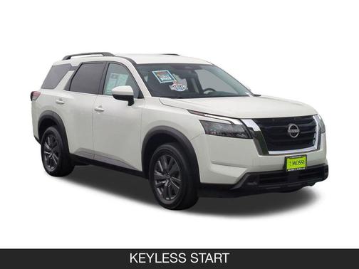 Glacier White 2024 Nissan Pathfinder SV FWD