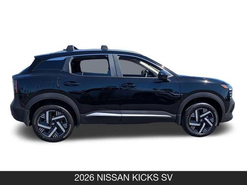 Super Black 2026 Nissan Kicks SV