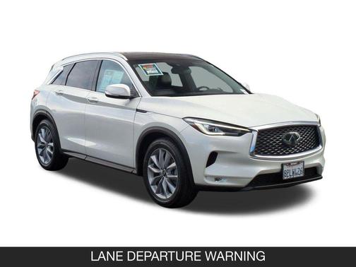 Majestic White 2020 INFINITI QX50 LUXE