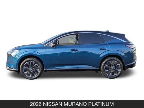 Aurora Blue Pearl Metallic/Super Black 2026 Nissan Murano Platinum