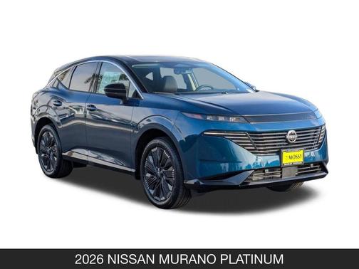 Aurora Blue Pearl Metallic/Super Black 2026 Nissan Murano Platinum