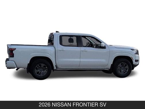 Glacier White 2026 Nissan Frontier SV