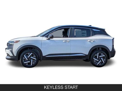 Aspen White/Super Black 2026 Nissan Kicks SV