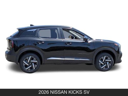 Super Black 2026 Nissan Kicks SV