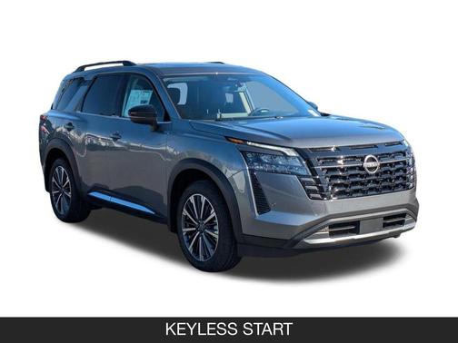 Gun Metallic 2026 Nissan Pathfinder Platinum
