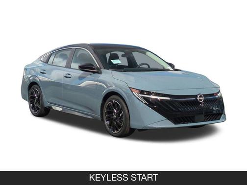 Atlantic Gray Metallic/Super Black 2026 Nissan Sentra SR