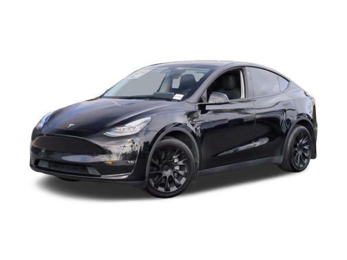 Solid Black 2022 Tesla Model Y Long Range Dual Motor All-Wheel Drive