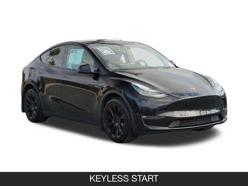 Solid Black 2022 Tesla Model Y Long Range Dual Motor All-Wheel Drive
