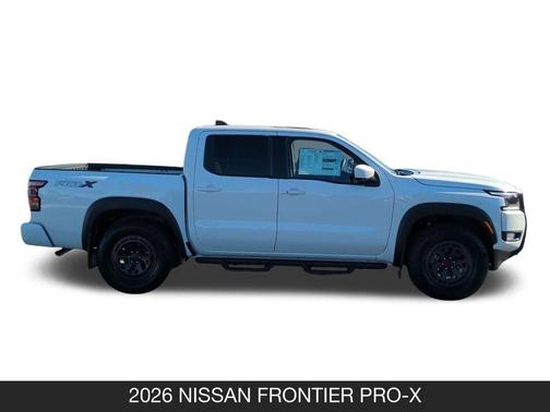 Glacier White 2026 Nissan Frontier PRO-X