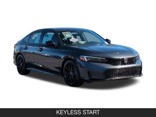 Gray 2025 Honda Civic Sport